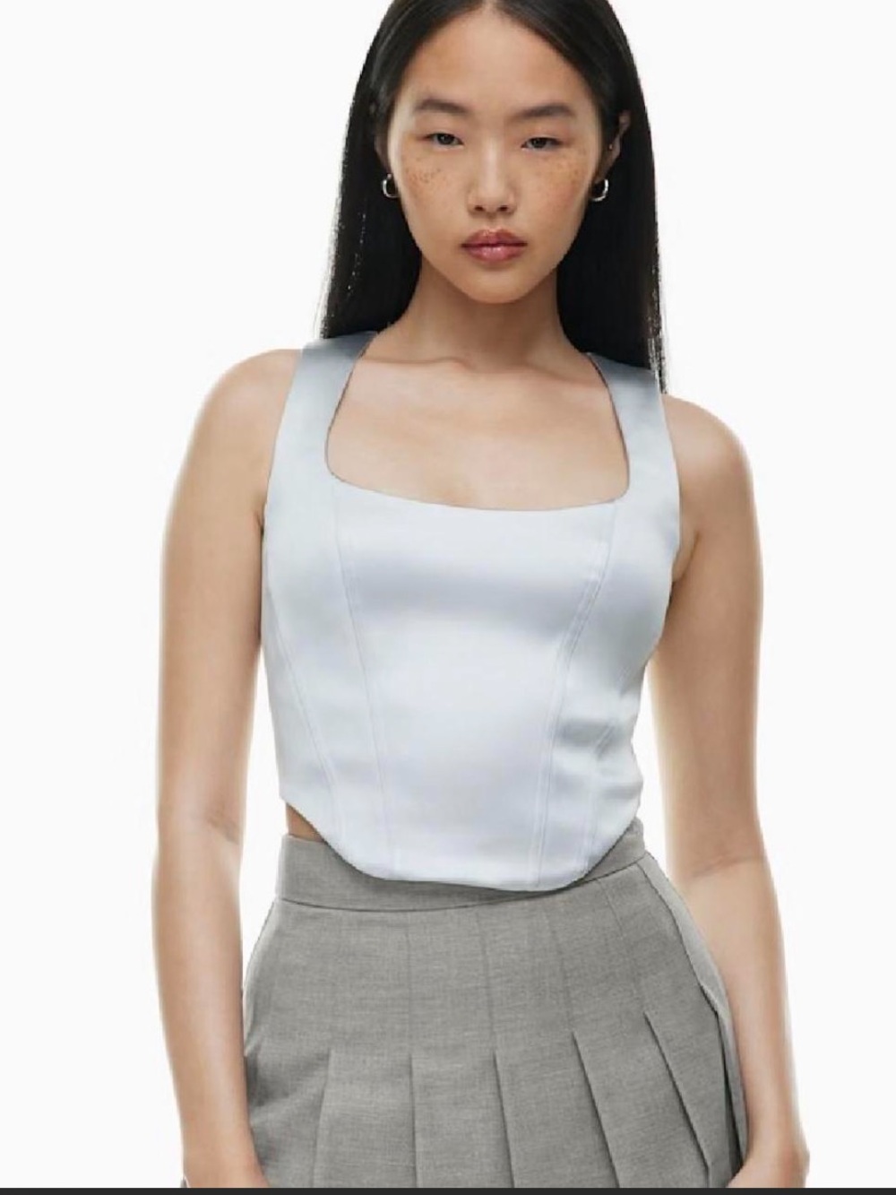 Aritzia Sunday Best Shiloh Satin Bustier